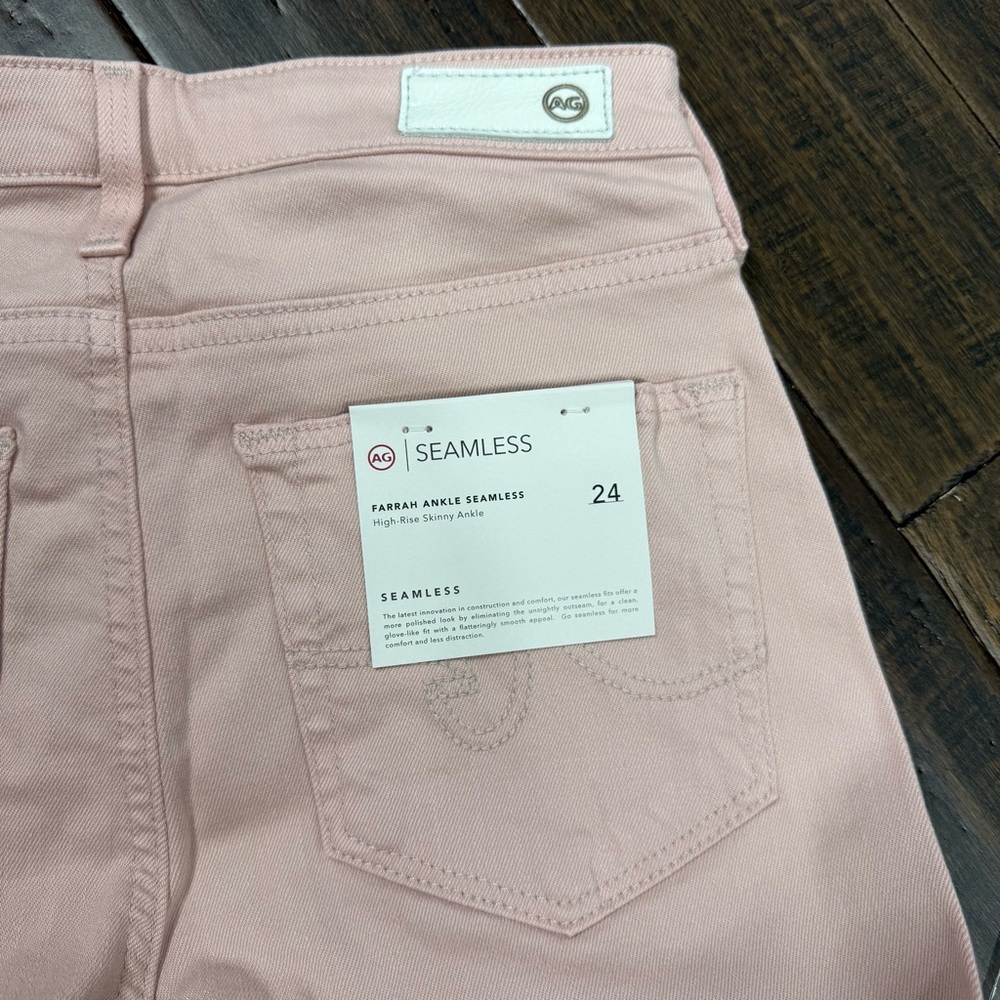 AG Adriano Goldschmied Farrah Ankle Seamless High Rise Skinny Jeans Size 24 New - Picture 7 of 10